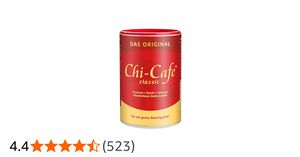 Café Clásico Chi-Cafe en Lata de 400g, Bebida en Polvo con Fibra de Acacia para una Buena Digestión, con Hongo Reishi Vegano, 66 Tazas - Product Image 2