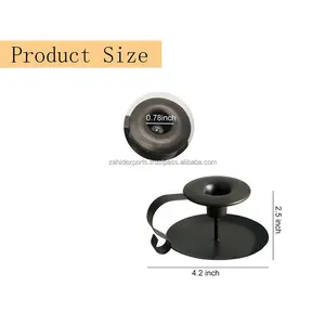 Bougeoir artistique fait à la main pour salon élégant Utilisation d'appel Bougeoirs en métal pour la décoration de la maison pour Noël - Product Image 3