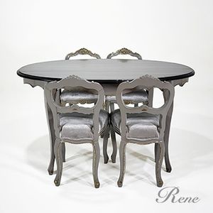 Ensemble de salle à manger en bois d'acajou classique vintage n ° 7118 écologique pour hôtels et restaurants - Product Image 6