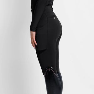 Medias ecuestres de tendencia para mujer, agarre completo, ajuste elástico, ropa personalizada, venta al por mayor, pantalones de mallas para montar a caballo - Product Image 2