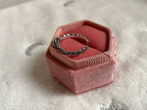 0.5ct Moissanite Ring Sterling Silver Princess Rose Band Anniversary Ring <b>Beauty</b> <b>And</b> <b>The</b> <b>Beast</b> <b>Gift</b> Jewelry - Product Image 4