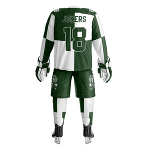 Best Selling Professional Sublimation Printed Ice Hockey Uniform Sets High Quality Customizable Breathable Sportswear for Teams - Product Image 3