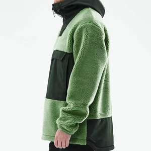 Men's Casual Oversized Pullover Hoodies 100% Cotton Blended Breathable Top-Design <b>Sherpa</b> <b>Fleece</b> Plain Dyed - Product Image 5