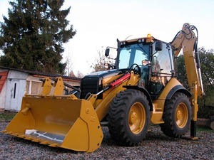 Retroexcavadora Usada 420e 420f Barata, Motor de Gasolina, Bomba de Cojinete, Caja de Cambios, Mini Cargadora de Ruedas - Product Image 5