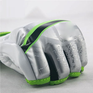 Gants d'entraînement MMA professionnels 12 oz à demi-doigts, en cuir durable, imperméables, avec sangle de poignet réglable – Vente directe usine, haute qualité - Product Image 3