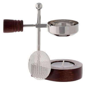 Latest Design New Arrival Wood Incense <b>Burner</b> <b>Oil</b> Diffuser <b>Burner</b> Air <b>Fragrance</b> Adjustable <b>Burner</b> Silver Nickel Finished - Product Image 3