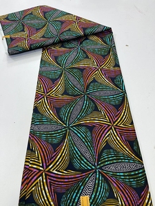 Asequible de alta calidad con estampado de cera africana de Botswana y tela de algodón Ankara para mujeres, perfecto para vestidos, prendas y bodas - Product Image 4