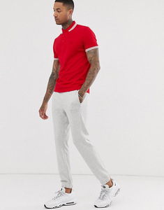 เสื้อกอล์ฟผู้ชายขายดี100% ผ้าฝ้ายสีแดง210 GSM - Product Image 4