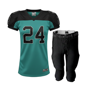 Vêtement de sport en polyester 250GSM, maillot de football américain pour hommes adultes, série Match, vente en gros - Product Image 3