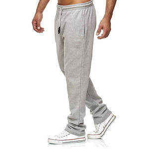 Wholesale Athletic <b>Slim</b> Fit Stretchy Plain <b>Joggers</b> With Pocket Elastic Waist Drawstring Polyester <b>Jogger</b> Pant Men men's trousers - Product Image 5