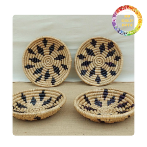 จานแขวนผนังหญ้าทะเลที่ไม่เหมือนใคร | ชุดแขวนผนังทอ4ชิ้นเหมาะสำหรับตกแต่งบ้าน | ต้นกำเนิดของเวียดนาม - Product Image 2