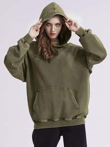 Sweat-shirts à capuche en molleton délavé à l'acide entièrement personnalisables – Qualité supérieure, meilleur matériau, vêtements d'hiver respirants et imperméables, sur mesure - Product Image 6