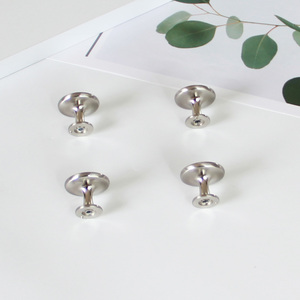 Tiradores de plástico para armario, tiradores de cajón para armario de tocador, acabado moderno de níquel cepillado, muebles duraderos ecológicos - Product Image 6