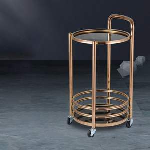 Table d'appoint en métal de fer au design élégant et antique pour le salon et la salle à manger Unique et bon marché avec revêtement en poudre noire - Product Image 3