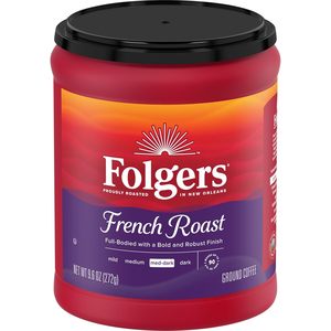 Café Molido Folgers French Roast, Tueste Medio Oscuro, 9.6 Onzas (Paquete de 6) - Product Image 5