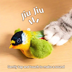 Interaktives umwelt freundliches Haustier-Quiet sch spielzeug Simulierter zwitschern der <span class=keywords><strong>Bird</strong></span> Stick Teaser für Katzen