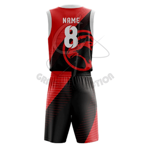 Ensemble d'uniformes de basket-ball professionnel pour hommes Vêtements imprimés de taille personnalisée de haute qualité pour hommes - Product Image 2