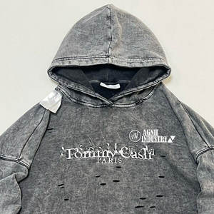 <b>Top</b> Selling Unique Design Regular Fit Men <b>Distressed</b> Hoodies Winter 100% Cotton Wholesale High Quality Street Wear - Product Image 3