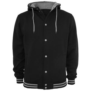 Veste universitaire pour homme de haute qualité, couleur personnalisée, pour l'hiver, motif uni, vêtements décontractés avec col montant, respirante et logo personnalisé - Product Image 5