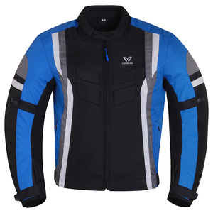 Chaqueta de Motocicleta para Hombre, Textil Cordura, para Carreras, Aprobada para Motociclismo, Impermeable, Transpirable, para Todo Clima, 380g, Alta Calidad - Product Image 1