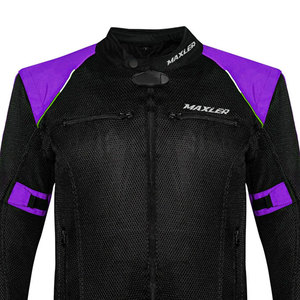 Unisex Summer Motorcycle <b>Racing</b> <b>Jacket</b> Breathable Outdoor Protective Gear with Stand Collar and Pattern Decoration for Riding - Product Image 3