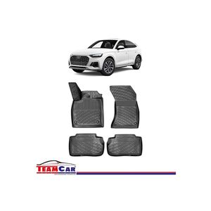 Tapis de sol noir 3D sur mesure pour Audi Q5 Sportback 2020 et modèles suivants, taille unique, fabriqué en Turquie - Product Image 1