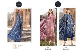 Salwar Kameez Pakistaní Moderno y Elegante de Algodón, Dupattas de Chifón de Secado Rápido, Disponibles al por Mayor, para Fiestas, Verano, Invierno, Precio Económico - Product Image 2