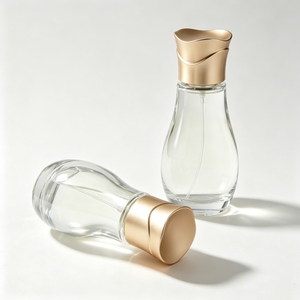 100ml Square Luxury Designer Perfume Bottle EDP EDT Lasts 12h <b>Spray</b> Screw Cap Stainless Steel Collar Glass 15x12x10cm Elegant - Product Image 2