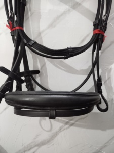 ชุดเดรสม้าคุณภาพพรีเมี่ยมหนังที่ดีที่สุดบุด้วยแผ่นรองสีดำและบังเหียนเว็บจากอินเดีย... - Product Image 5