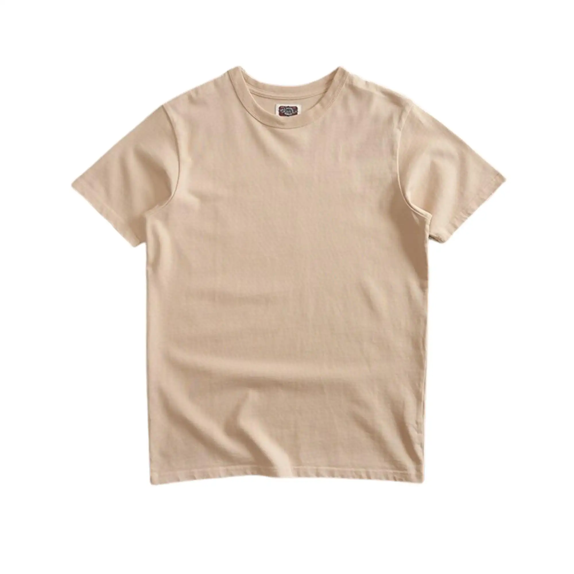 Camiseta de algodón 100% personalizada para hombre, camisa con estampado en blanco, 100% de algodón
