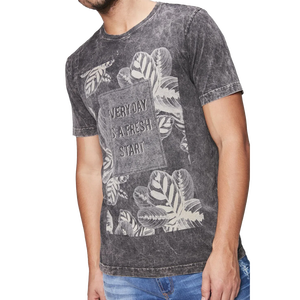 Camiseta de verano de algodón orgánico 100% para hombre, logotipo bordado personalizado, ropa informal transpirable de alta calidad, manga corta, punto de 180g - Product Image 4