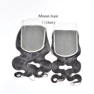 Cabello Humano Indio de Alta Calidad, Producto Excelente, Pida en Línea Ahora Mismo, Cierre de Cabello Humano Virgen Remy con Ondas Naturales, Estilo Natural, de Exportación - Product Image 4