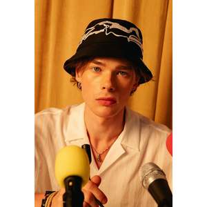 Chapeau Bob Unisexe Adulte Basique Confortable en Mélange Polyester/Lin Synthétique Blanc et Noir avec Broderie Anti-Transpiration et Doublure Large Intérieure - Product Image 5