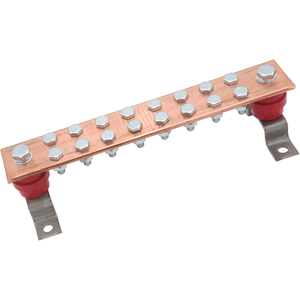 C110000 đồng 16 vị trí thiết bị đầu cuối cho viễn thông giá nối đất điện thanh thiết bị đầu cuối nối đất thanh cái đặt đồng thanh mặt đất - Product Image 4