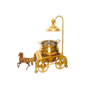 Multi Functional Food Warmer Chafing Dish Metal Chafing Dish Handmade Designer <b>Buffet</b> <b>Server</b> Gold Plated Chafing Dish - Product Image 3
