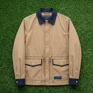 <b>Men</b> Khaki Field <b>Jacket</b> Long Sleeve <b>Utility</b> <b>Jacket</b> Lightweight Outdoor Casual Workwear <b>Jacket</b> Button Front - Product Image 6