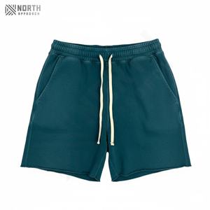 Shorts de sport pour hommes en gros, nouvelle collection, coupe ample, style vintage, délavé à l'acide, uni, décontracté, confortable, surdimensionné, streetwear, séchage rapide pour hommes - Product Image 1