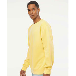 Custom New Men Cotton Men Crew Neck Sweatshirts Blank Pullover Oversized Plain Terry <b>Jumper</b> Men's Sweatshirt - Product Image 5