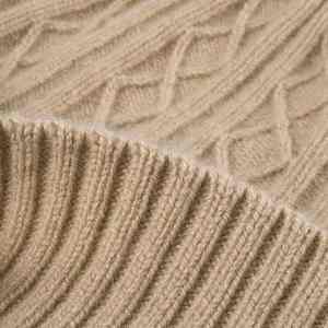 Produits d'usine en stock Nouveau bonnet en gros Bonnet tricoté Chemise d'affaires pour homme Pull à col roulé en jacquard - Product Image 2