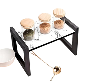 For <b>Corner</b> Wall Mounted Spice Rack Cabinet For Home Restaurant <b>Kitchen</b> Decorative & <b>Storage</b> Use Spice Rack - Product Image 2