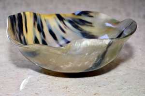 Wholesale Sustainable Natural Buffalo Horn <b>Bowl</b> Genuine <b>Salad</b> Tools for Farmhouse Style Kitchens - Product Image 2