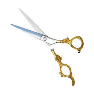 Tijeras de corte de pelo con mango de dragón al por mayor/peluquero/maquinilla de afeitar/estampado/instrumentos de belleza tijera de peluquero - Product Image 1