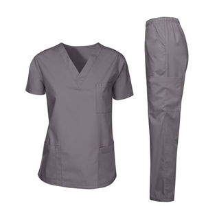 Nouvel ensemble de vêtements de travail pour infirmières unisexe en 2 pièces, jogging, spandex respirant, logo personnalisé, vêtements de travail pour hôpital, médecin, taille XL pour hommes et femmes - Product Image 2