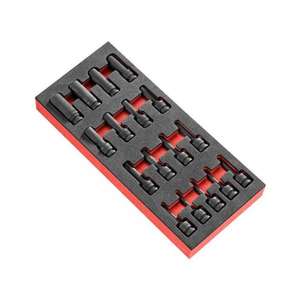 Jeu de douilles à chocs Facom Torx 1/2'' 17 pièces, kit d'outils en mousse - Product Image 1