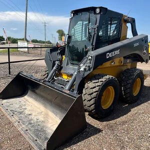 Chargeuse compacte sur pneus John 332G 2021 avec moteur diesel Perkins, boîte de vitesses PLC haute efficacité, garantie 3 ans, 45 - Product Image 1