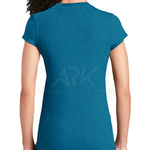 Latest Fashion New Design T-Shirt Street Wear Custom Printed Logo Women T-Shirt Pakistan Made <b>Comfortable</b> Fabric - Product Image 2
