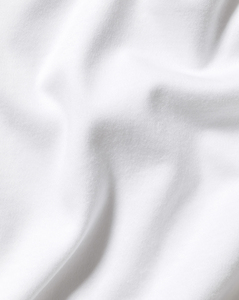 Camiseta Henley de algodón-Camiseta blanca de lavado suave Henley blanca - Product Image 4