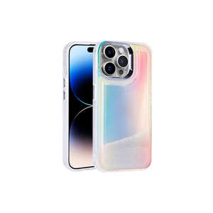 Funda Protectora Transparente de Silicona con Diseño de Cordón de Cuentas Coloridas a Prueba de Golpes para iPhone 14 Pro Max - Product Image 1