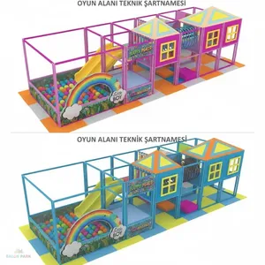 Área de Juegos Infantil de Espuma y Plástico de 8x2 Pies para Parques de Diversiones, Escuelas y Centros de Juego - Product Image 4