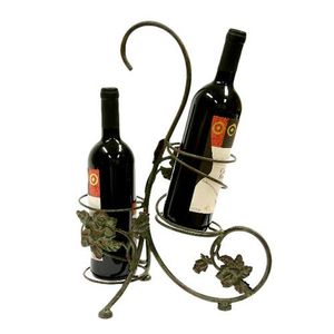 Support de bouteille en métal à la mode pour fil de bouteille de vin de support d'une seule pièce pour le restaurant, décoration à la maison - Product Image 3